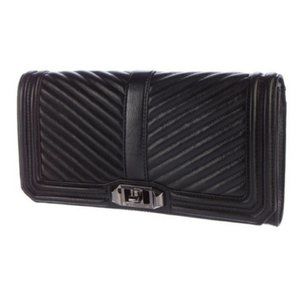 Rebecca Minkoff Chevron Quilted Love Clutch